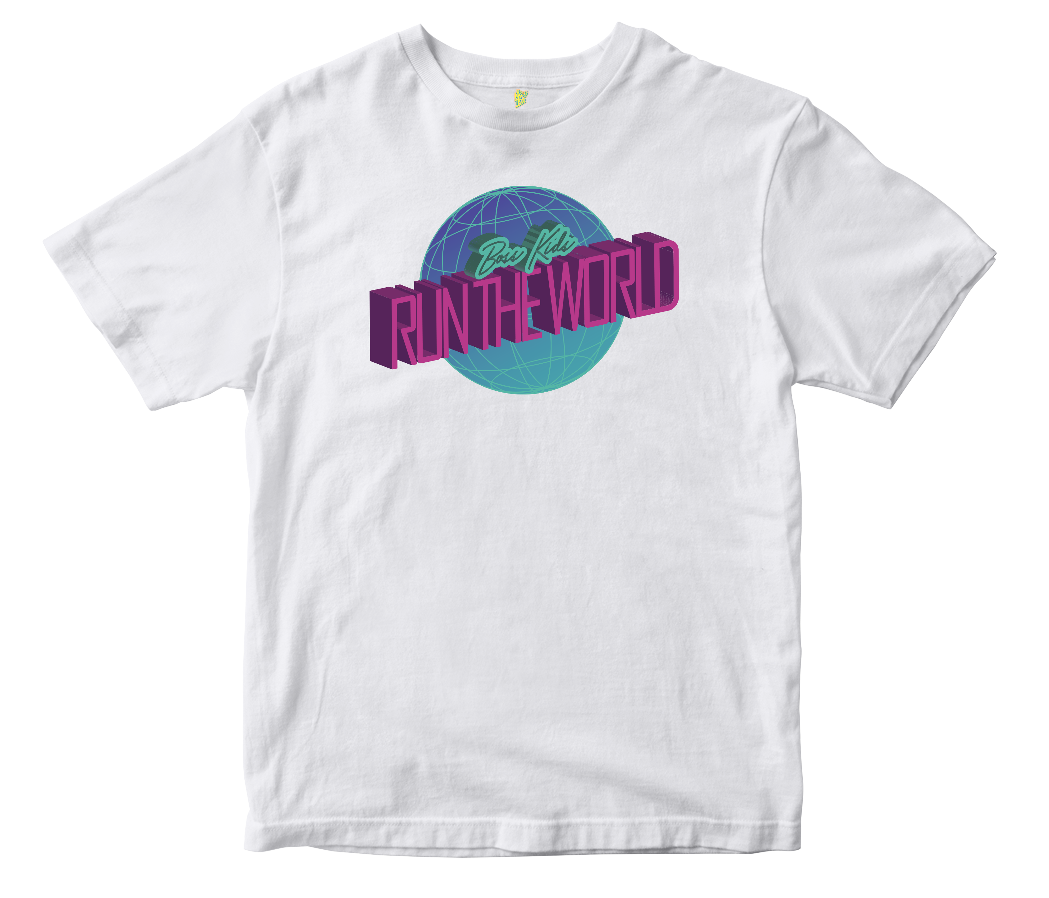 BossKids Run The World Tee - White