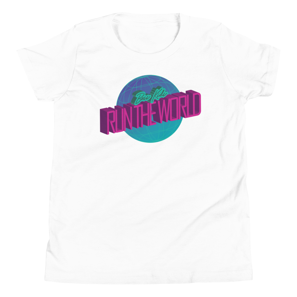 BossKids Run The World Tee - White